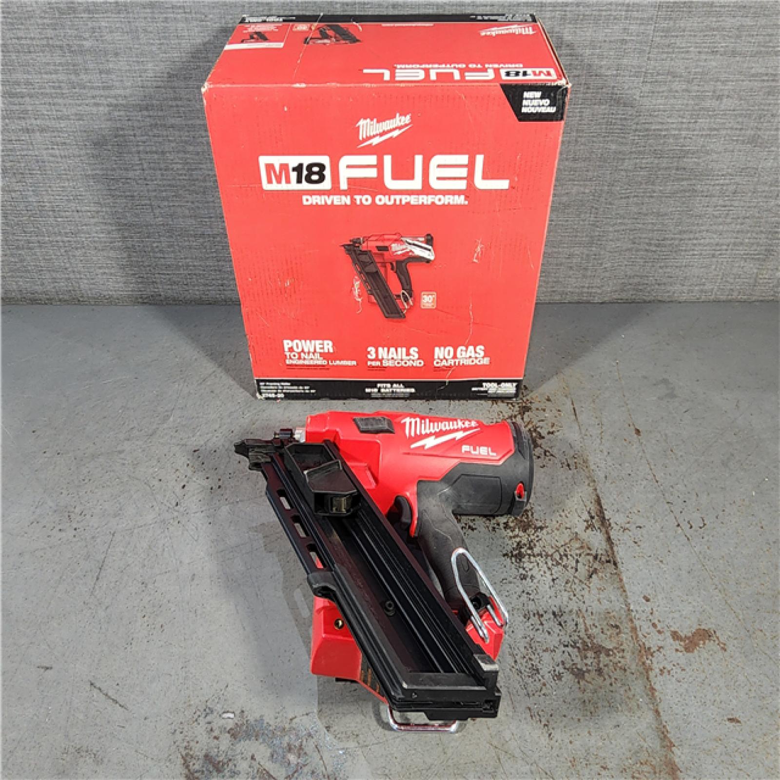 HOUSTON LOCATION - AS-IS M18 FUEL 3-1/2 in. 18-Volt 30-Degree Lithium-Ion Brushless Cordless Framing Nailer (Tool-Only)