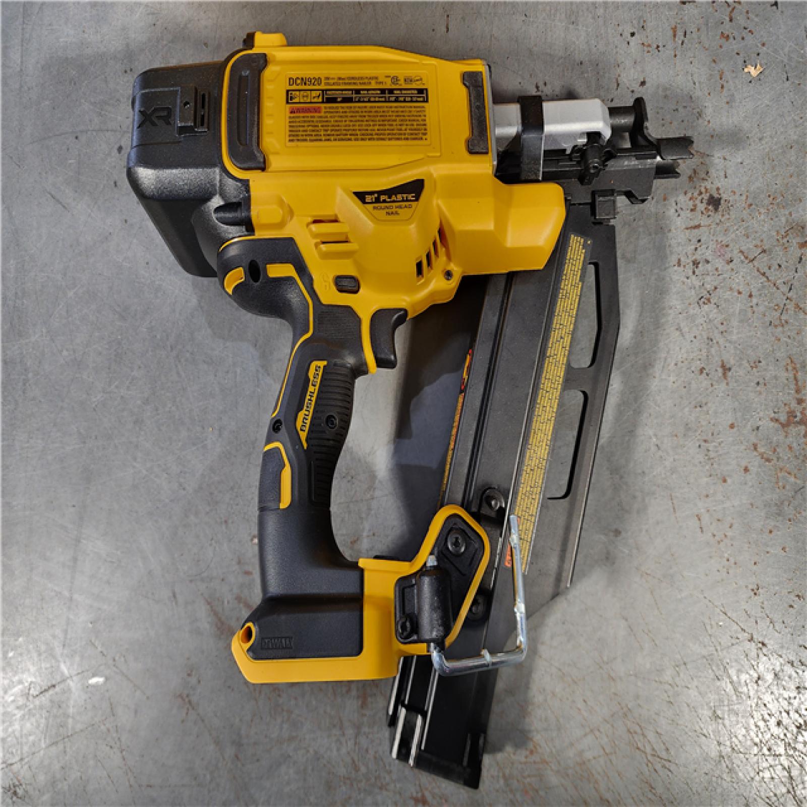 HOUSTON LOCATION - AS-IS DEWALT 20-Volt 21Â° Cordless Framing Nailer (Tool-Only)