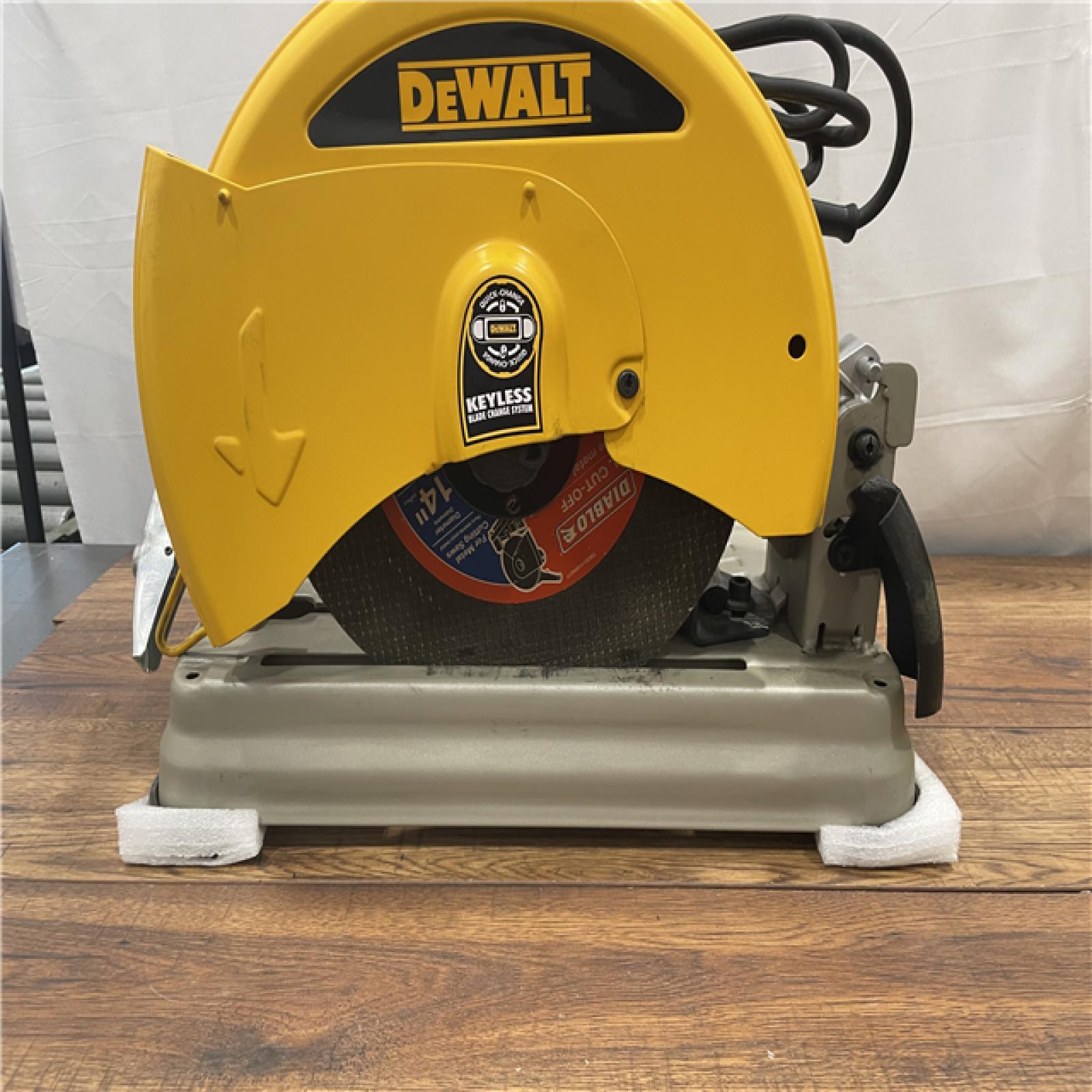 AS-IS DEWALT 15 Amp Corded 14 in. Cut-Off Saw