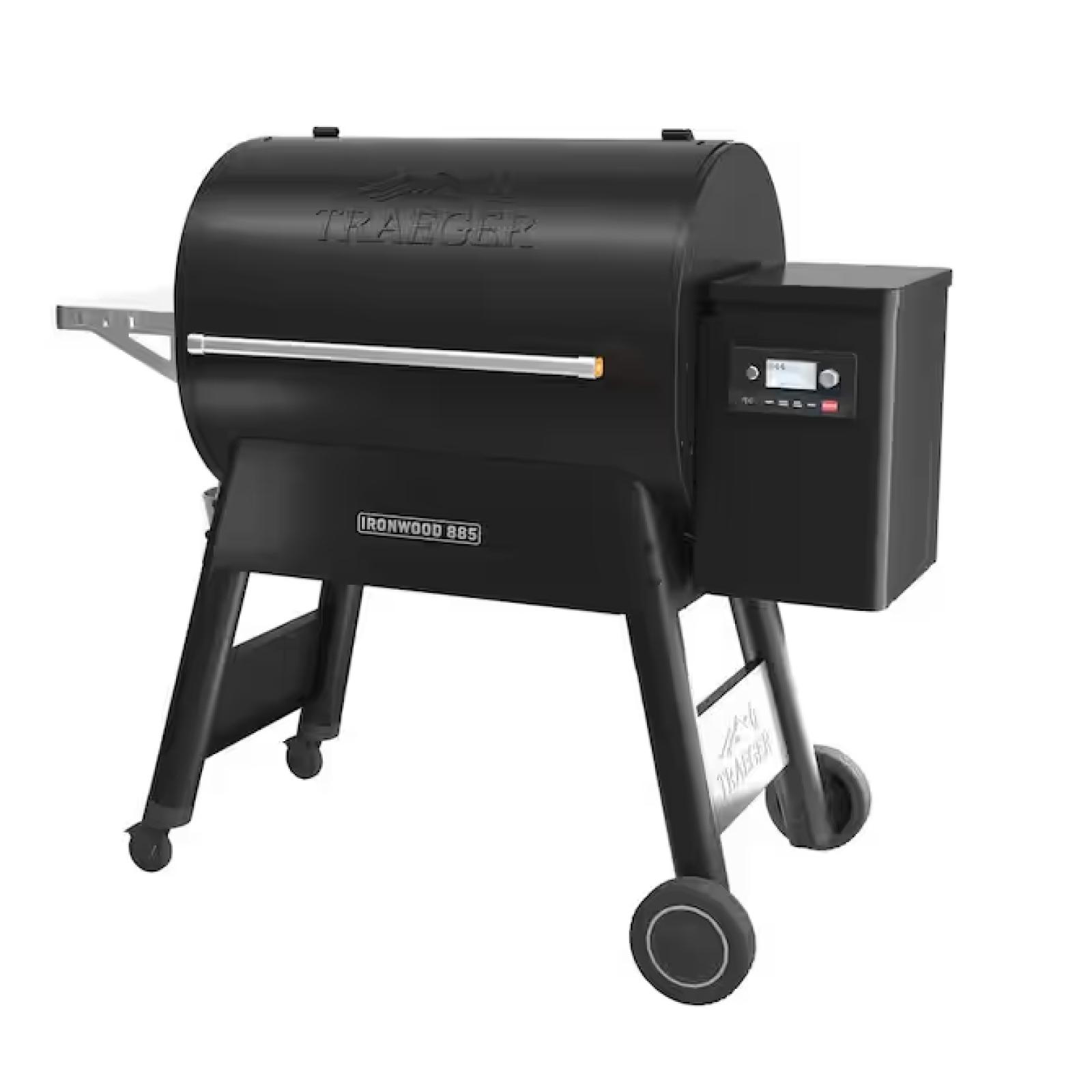 DALLAS LOCATION - Traeger Ironwood 885 Wifi Pellet Grill and Smoker in Black