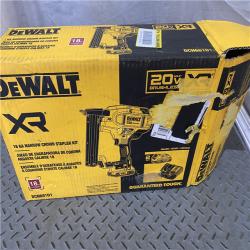 Houston location AS-IS DEWALT New in Box DEWALT DCN681D1 20V 18Ga Stapler Kit