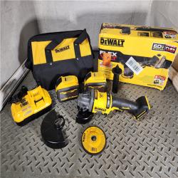 HOUSTON LOCATION - AS-IS DeWalt Flexvolt 60V Max Cordless Grinder  4.5 in; 6 in  Kit  1 KT (115-DCG418X2)