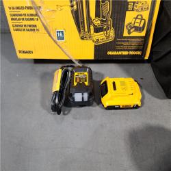 HOUSTON LOCATION - AS-IS DeWalt DCN660D1 20V 16 Gauge Cordless Angled Finish Nailer Kit W/ 2Ah Battery