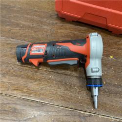 AS IS M12 12-Volt Lithium-Ion Cordless PEX Expansion Tool Kit with (2) 1.5 Ah Batteries, (3) Expansion Heads and Hard Case