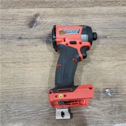 AS-IS Milwaukee 2953-20 18V Lithium-Ion Brushless Cordless 1/4   Hex Impact Driver Bare Tool  Red