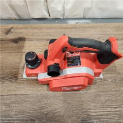 AS-IS Milwaukee M18 18-Volt Lithium-Ion Cordless 3-1/4 in. Planer (Tool-Only)