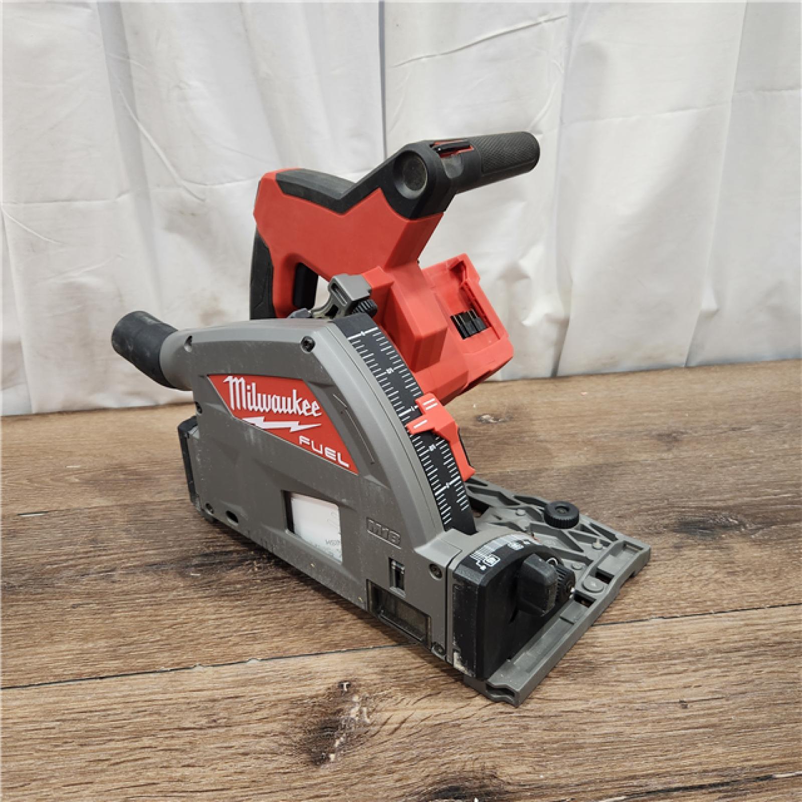 AS-IS Milwaukee M18 FUEL 18V Lithium-Ion Cordless Brushless 6-1/2 in. Plunge Cut Track Saw (Tool-Only)