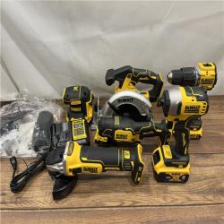 AS IS Dewalt 20-Volt MAX ToughSystem Lithium-Ion 6-Tool Cordless Combo Kit