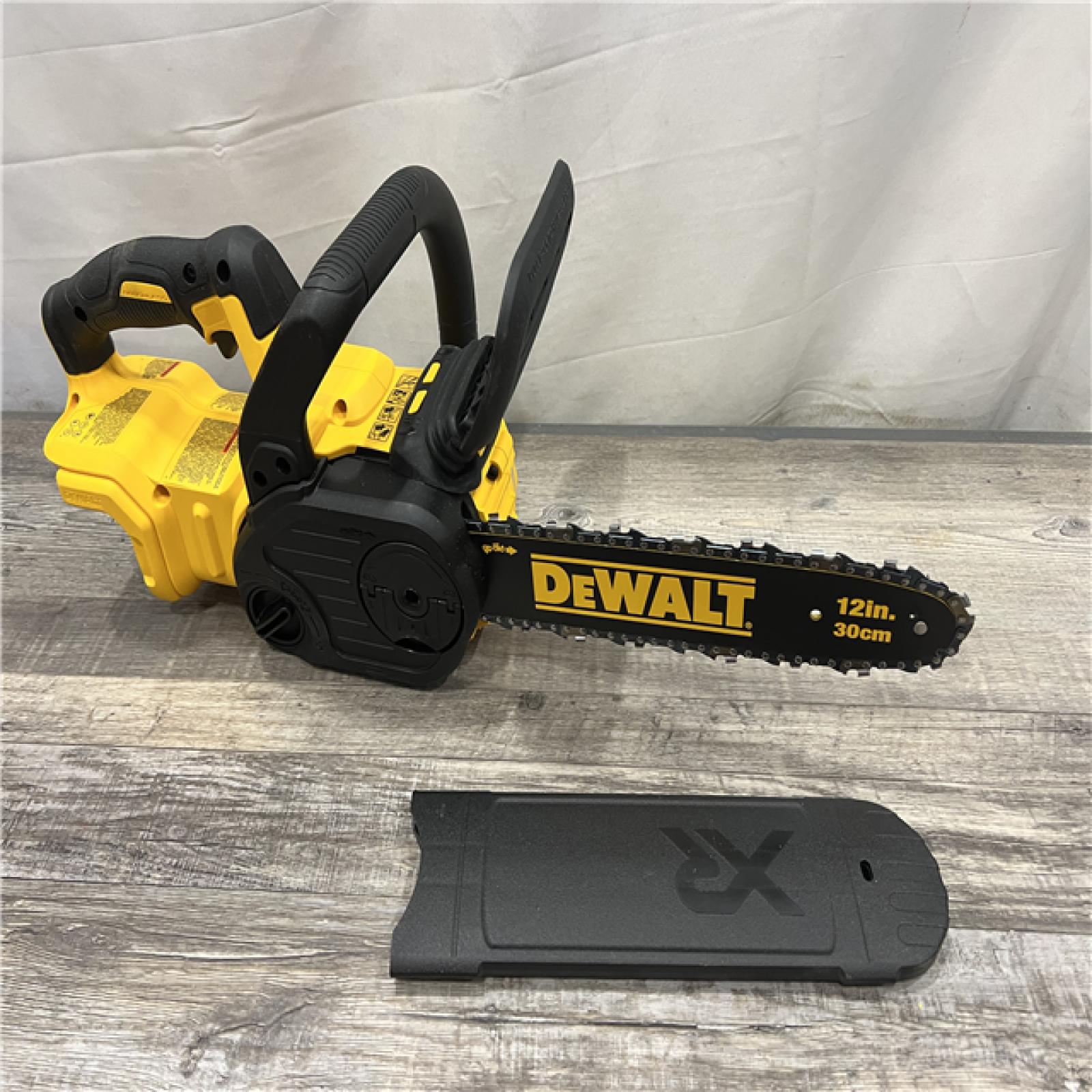 AS-IS DEWALT 20V MAX 12in. Brushless Cordless Battery Powered Chainsaw (Tool Only)