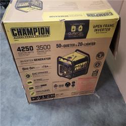 CALIFORNIA AS-IS CHAMPION 4250W DUAL FUEL OPEN FRAME INVERTER MODEL#200914