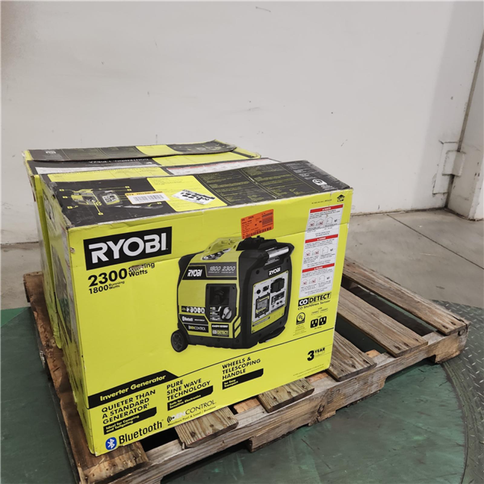 Dallas Location - As-Is Ryobi1800/2300W  Generator(Lot Of 2)