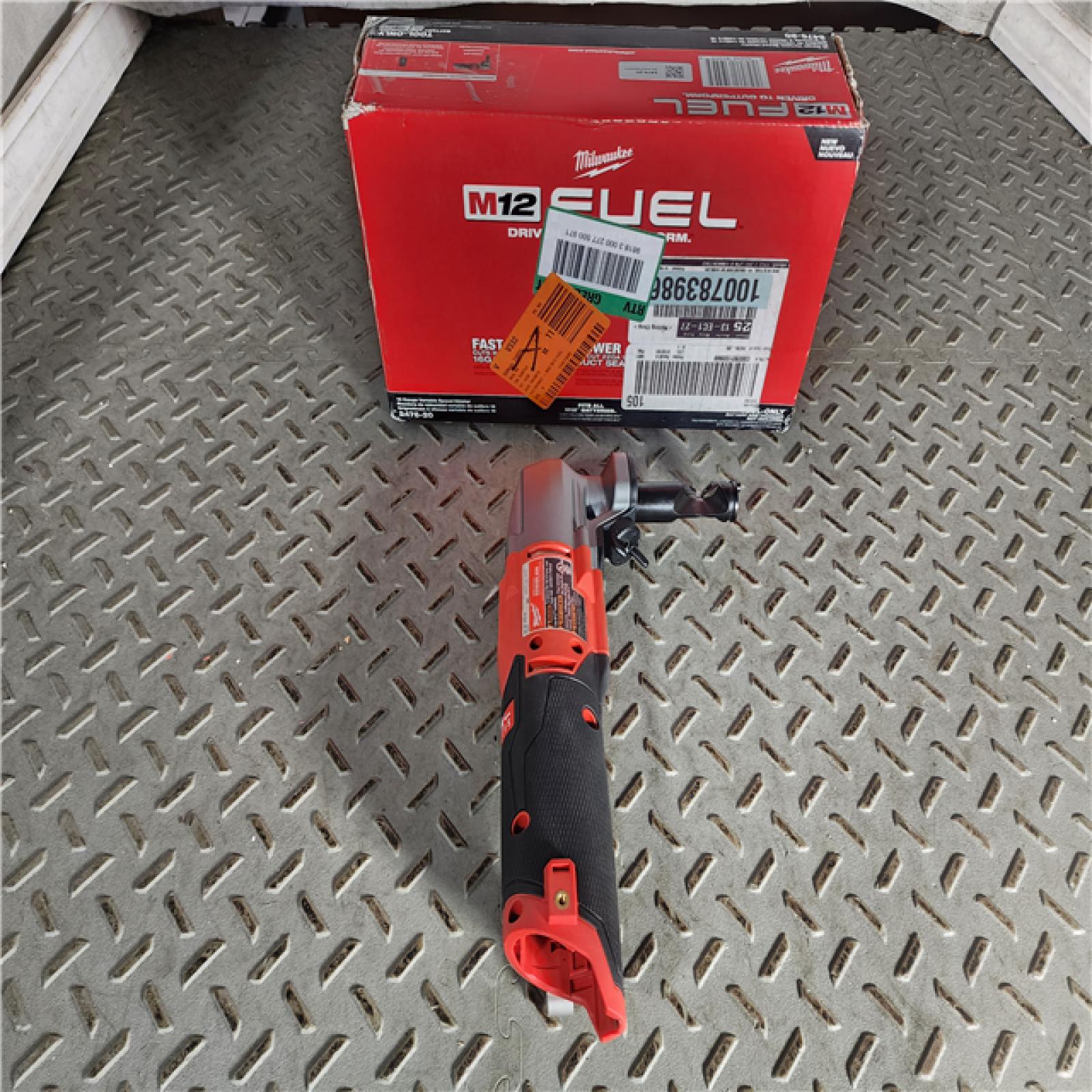 HOUSTON LOCATION - AS-IS (APPEARS LIKE NEW) Milwaukee M12 FUEL Brushless Cordless 16 Gauge Variable Speed Nibbler (Tool Only)