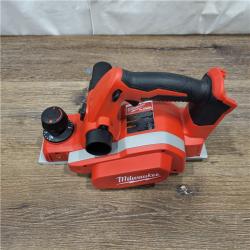 AS-IS Milwaukee M18 18-Volt Lithium-Ion Cordless 3-1/4 in. Planer (Tool-Only)