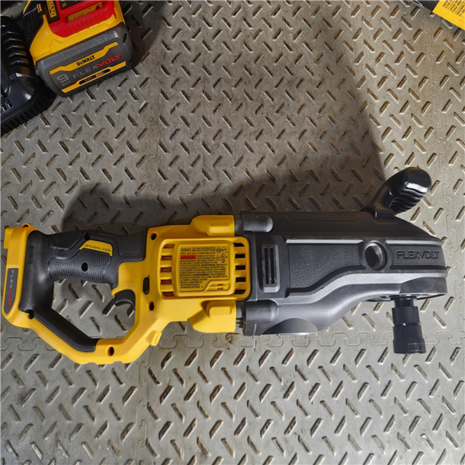 HOUSTON LOCATION - AS-IS (APPEARS LIKE NEW) DeWALT DCD471X1 60V MAX in Line Stud/Joist Drill W/ E-Clutch System Kit