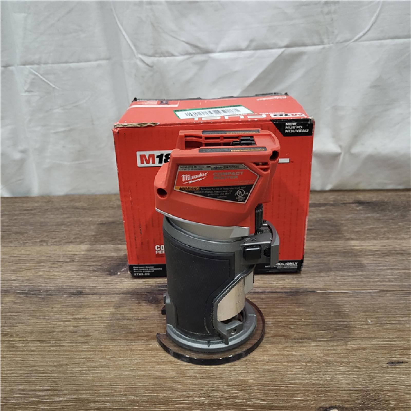 AS-IS Milwaukee M18 FUEL Compact Router Bare