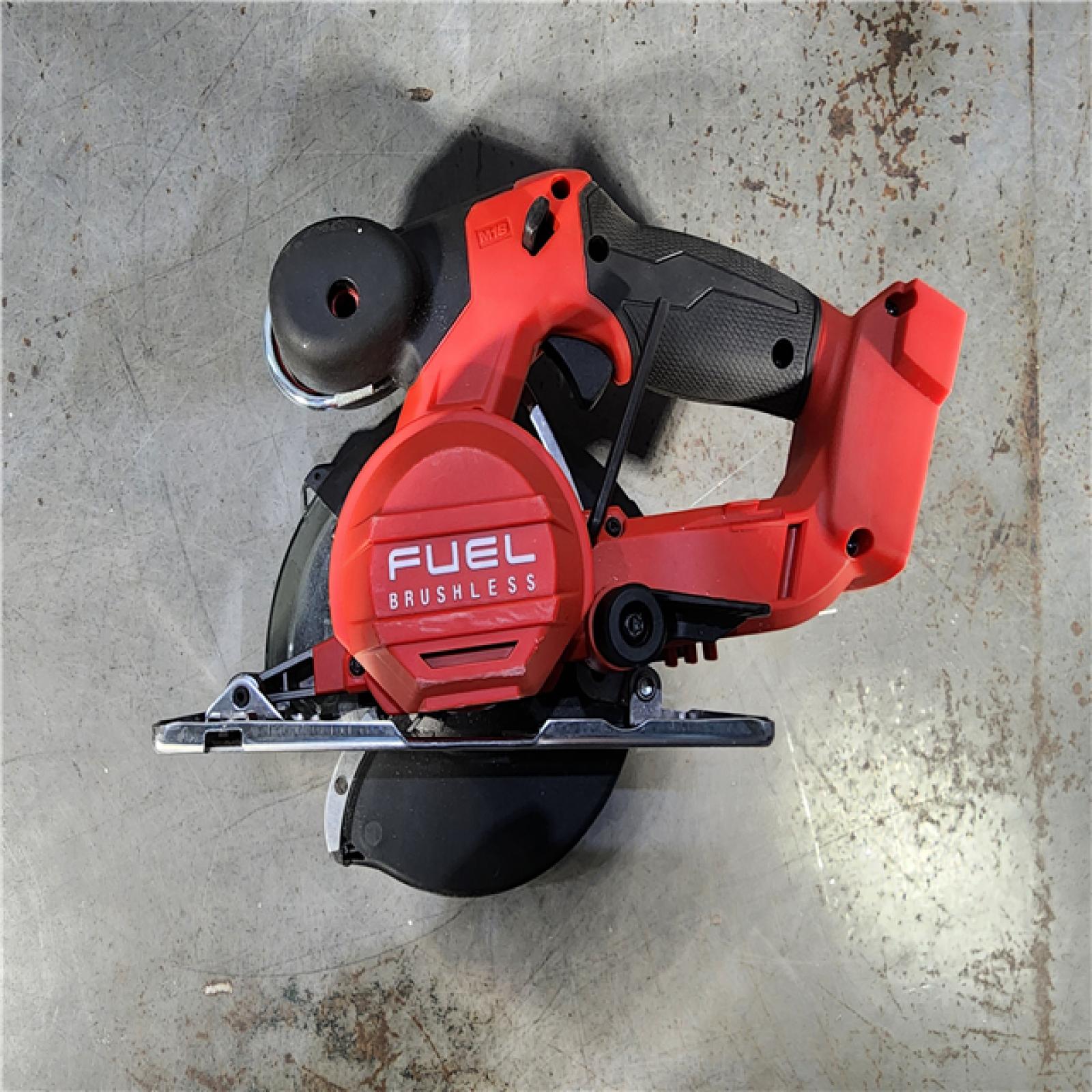 HOUSTON LOCATION - AS-IS M18 FUEL 18V Lithium-Ion Brushless Cordless Metal Cutting 5-3/8 in. Circular Saw (Tool-Only) W/ Metal Saw Blade