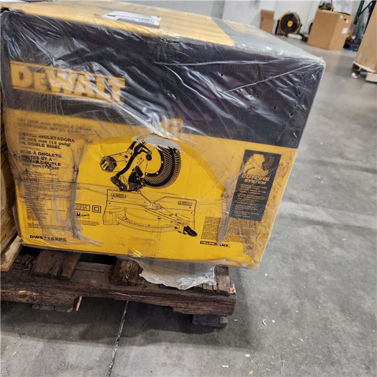 Dallas Location - NEW- DEWALT Miter Saw, 12-Inch, Double Bevel, Compound, XPS Cutline, 15-Amp (DWS716XPS)