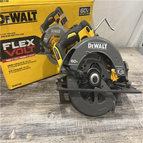 AS-IS DeWALT Flexvolt Max 7-1/4  60V Brushless Circular Saw DCS578B (Bare Tool)