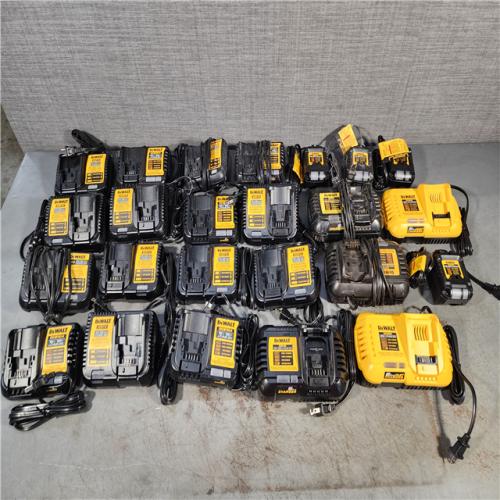 HOUSTON LOCATION - AS-IS DEWALT BATTERY CHARGER PACK QTY - 24