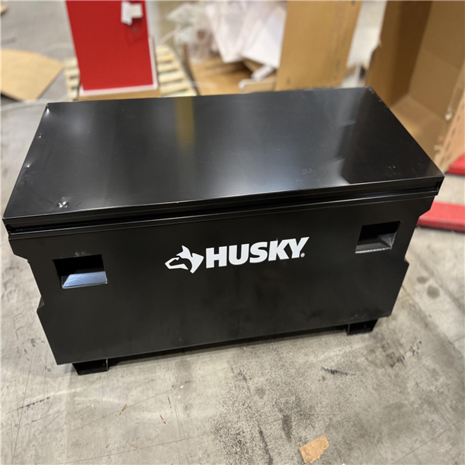 DALLAS LOCATION - Exclusive Husky Tool Storage 60 in. W Black Steel Job Site Toolbox