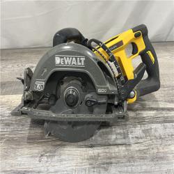 AS-IS DEWALT FLEXVOLT 60V MAX Cordless Brushless 7-1/4 in. Wormdrive Style Circular Saw (Tool Only)