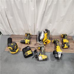 AS IS Dewalt 20-Volt MAX ToughSystem Lithium-Ion 6-Tool Cordless Combo Kit