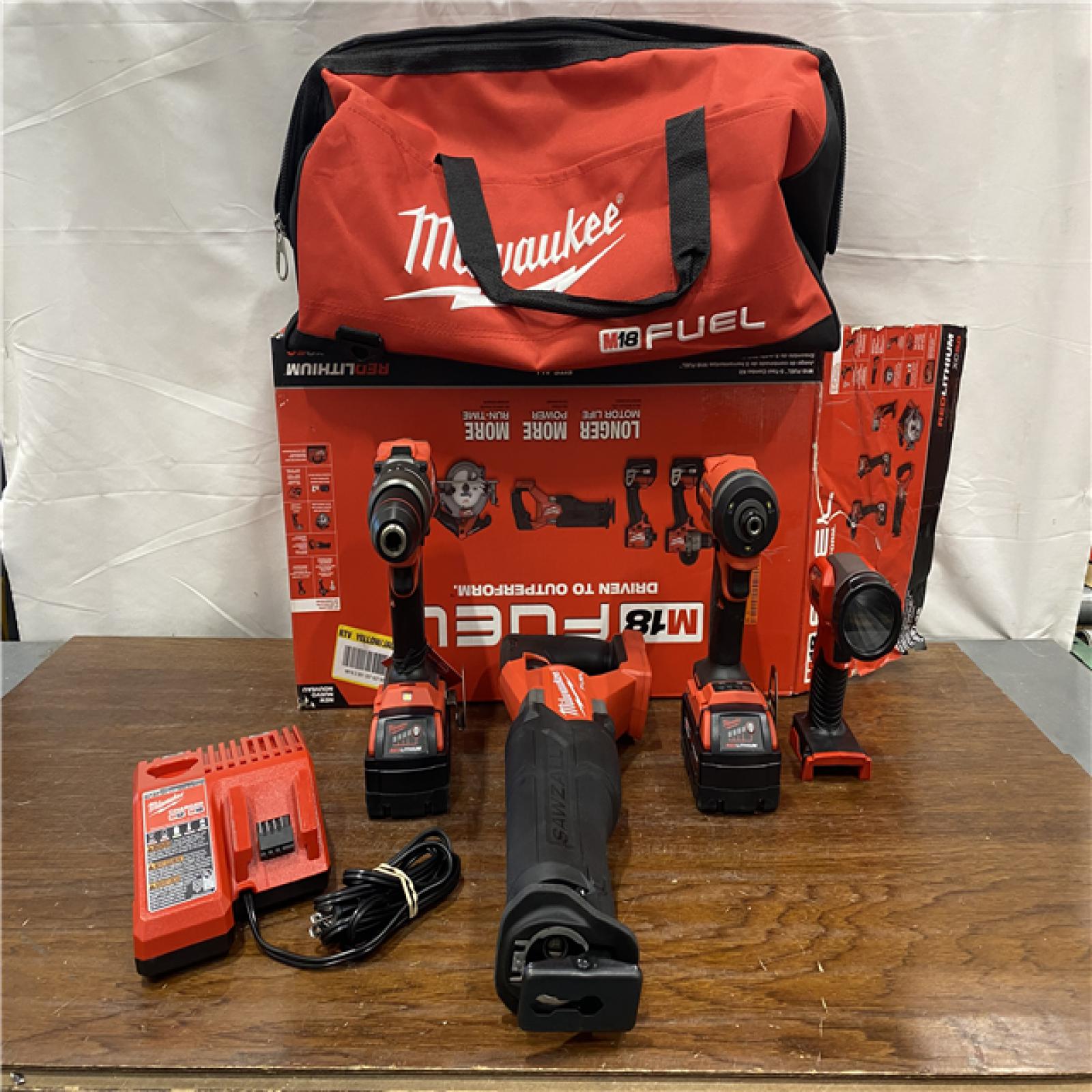 AS-IS Milwaukee 3697-25 M18 Fuel 18 V 5 Amps Cordless Brushless 5 Tool