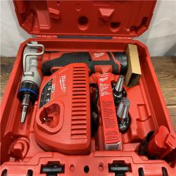 AS-IS Milwaukee M12 12-Volt Lithium-Ion Cordless PEX Expansion Tool Kit with (2) 1.5 Ah Batteries, (3) Expansion Heads and Hard Case