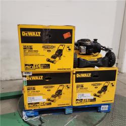 Dallas Location - As-Is Dewalt DW12A-O1T9739 Gas Lawn Mower(Lot Of 4)