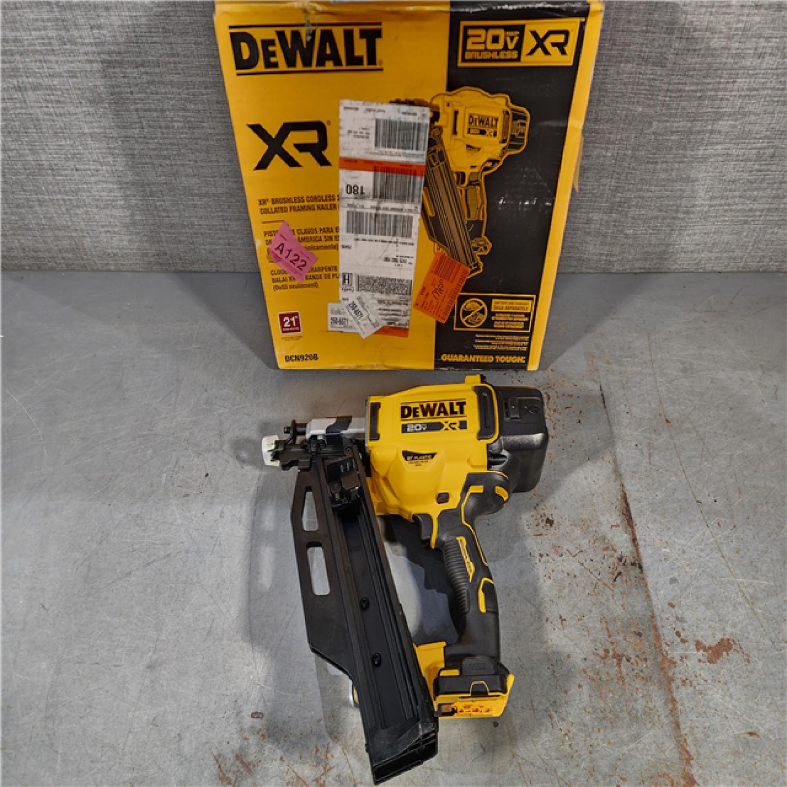 HOUSTON LOCATION - AS-IS (APPEARS LIKE NEW) DEWALT 20-Volt 21Â° Cordless Framing Nailer (Tool-Only)