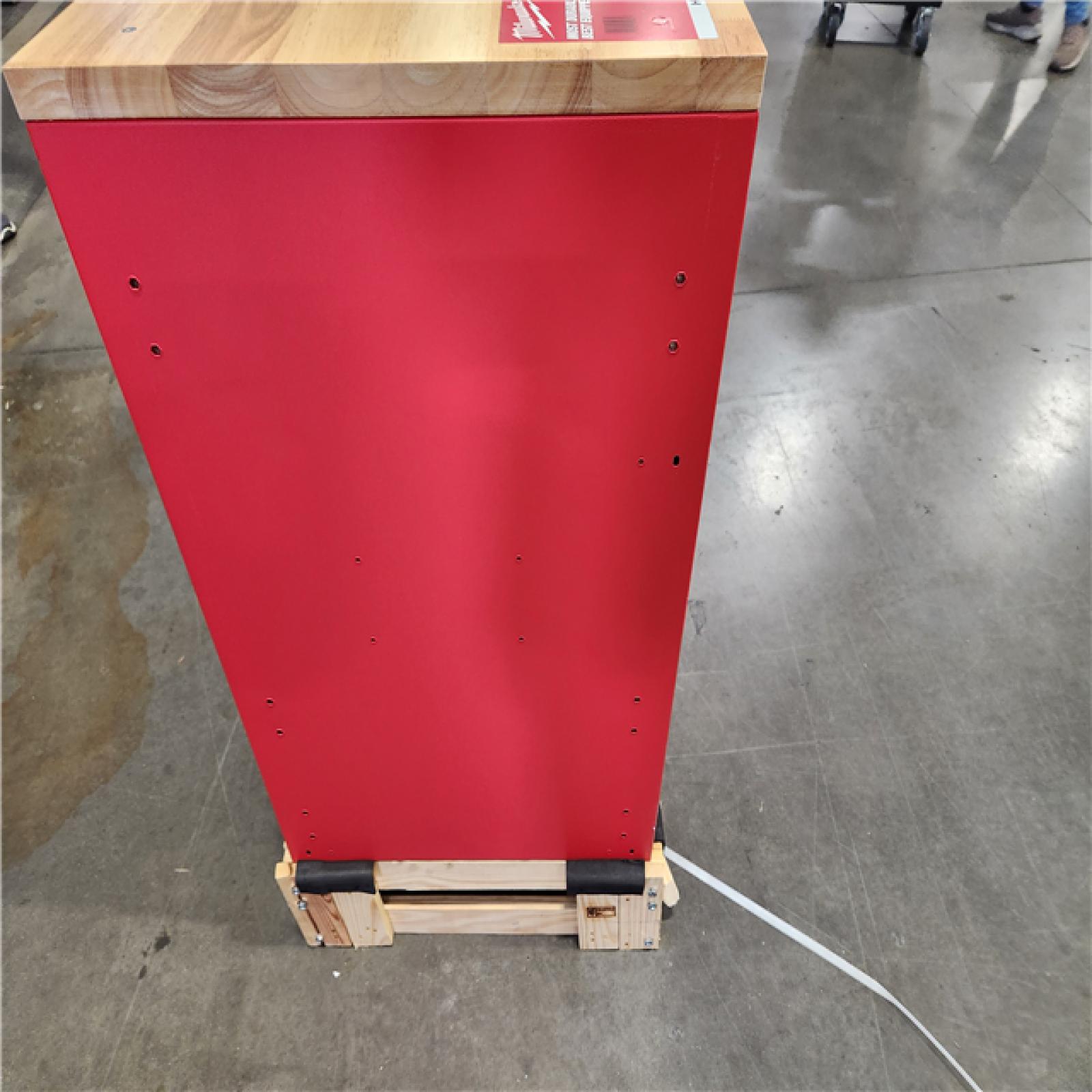 DALLAS LOCATION - Milwaukee Tool Storage 52 in. W Heavy Duty Red Mobile Workbench Cabinet