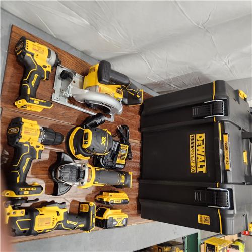 AS-IS Dewalt 20-Volt MAX ToughSystem Lithium-Ion 6-Tool Cordless Combo Kit