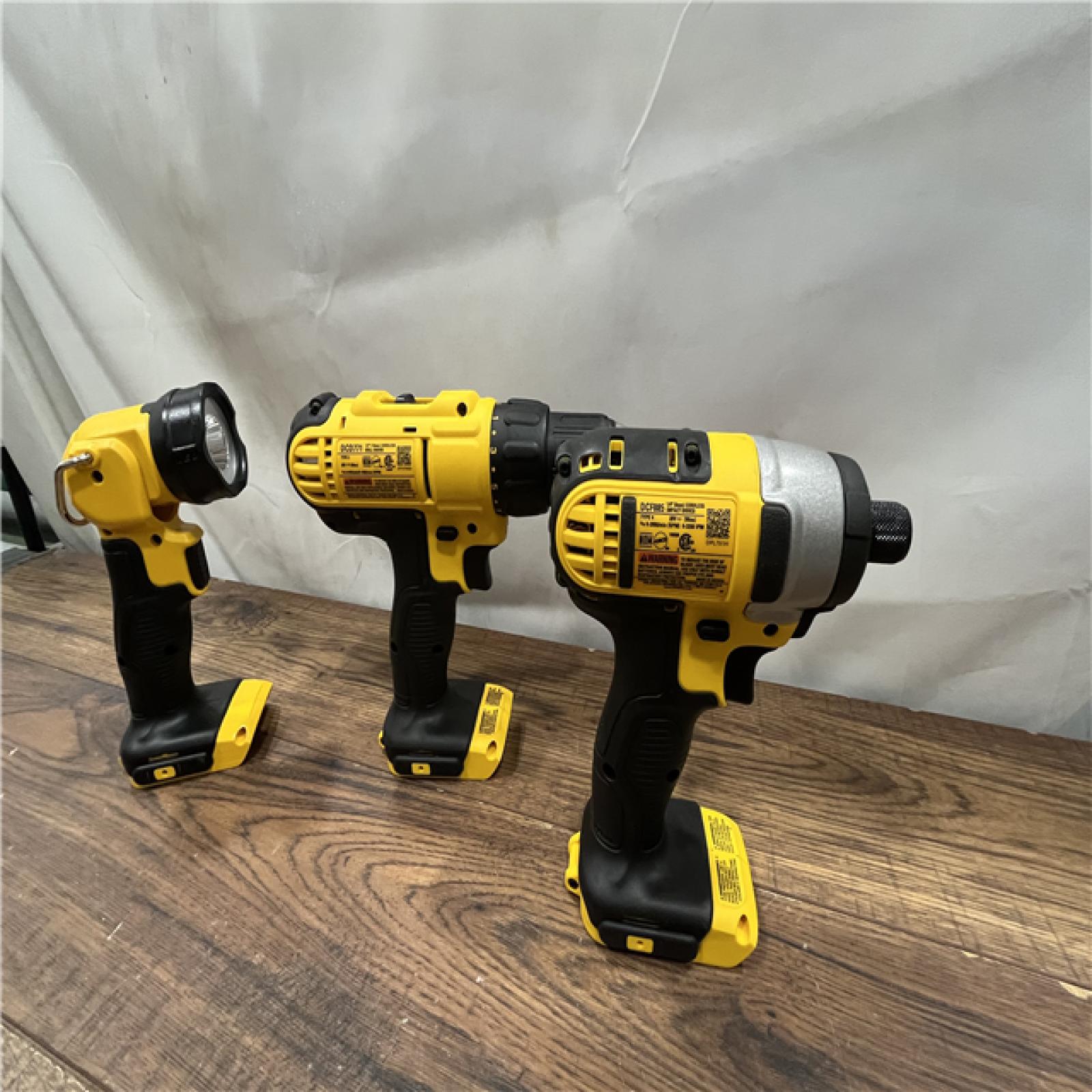 AS-IS DEWALT 20V MAX Lithium-Ion Brushed Cordless (10-Tool) Combo Kit