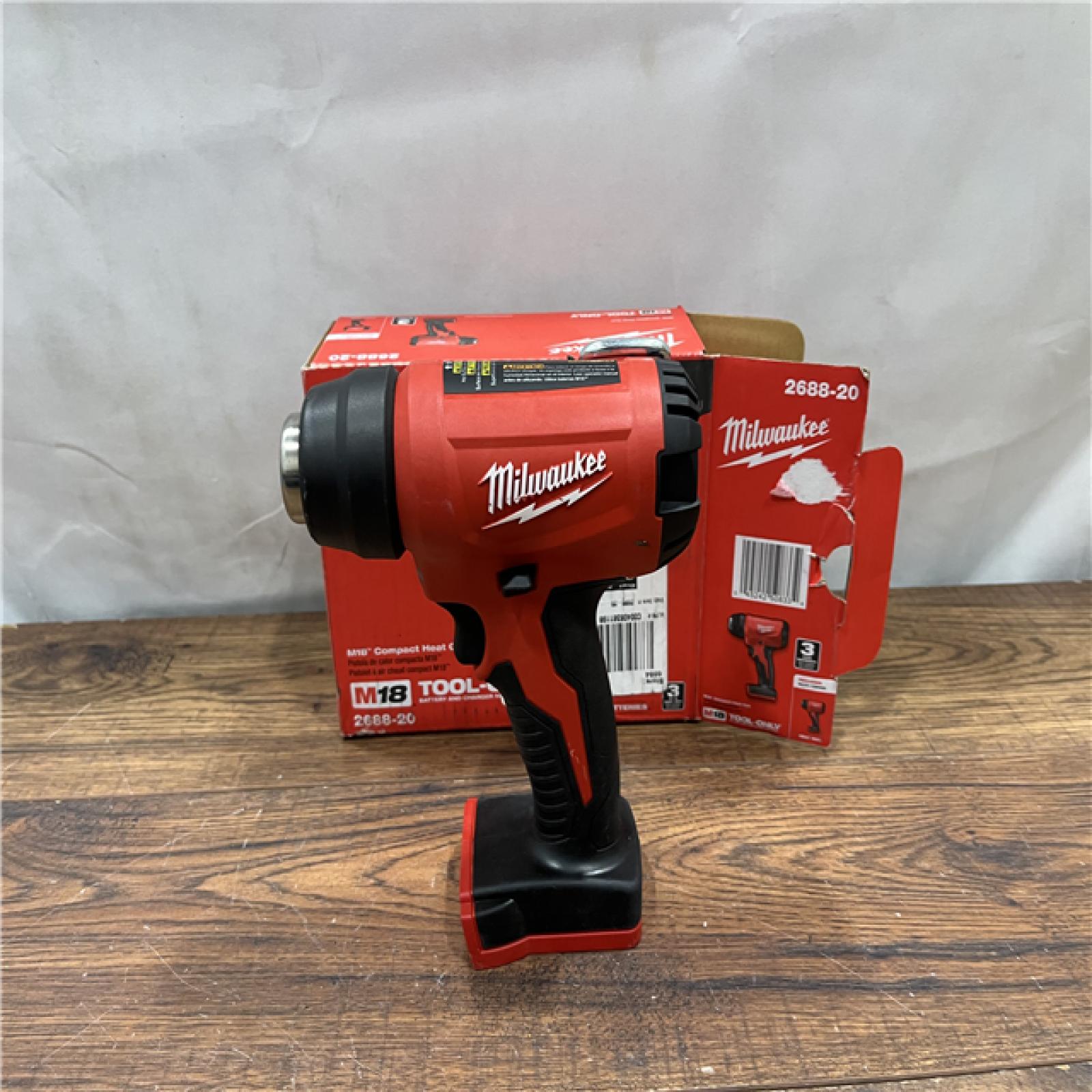 AS IS Milwaukee M18 18-Volt Lithium-Ion Cordless Compact Heat Gun (Tool-Only)