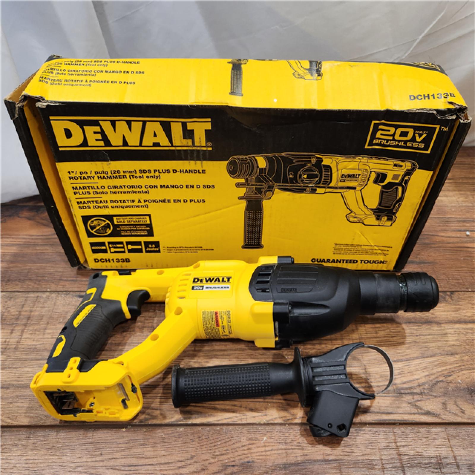 AS-IS 20V MAX Cordless Brushless 1 in. SDS Plus D-Handle Concrete and Masonry Rotary Hammer (Tool Only)