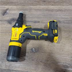 AS-IS DEWALT 20V MAX XR Cordless Rivet Tool  3/16   Bare Tool Only DCF403B