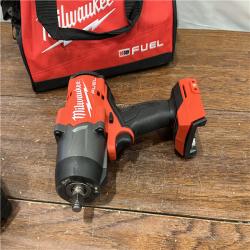 AS-ISMilwaukee M18 1/2 in. Cordless Brushless High Torque Impact Wrench Kit (Battery & Charger)