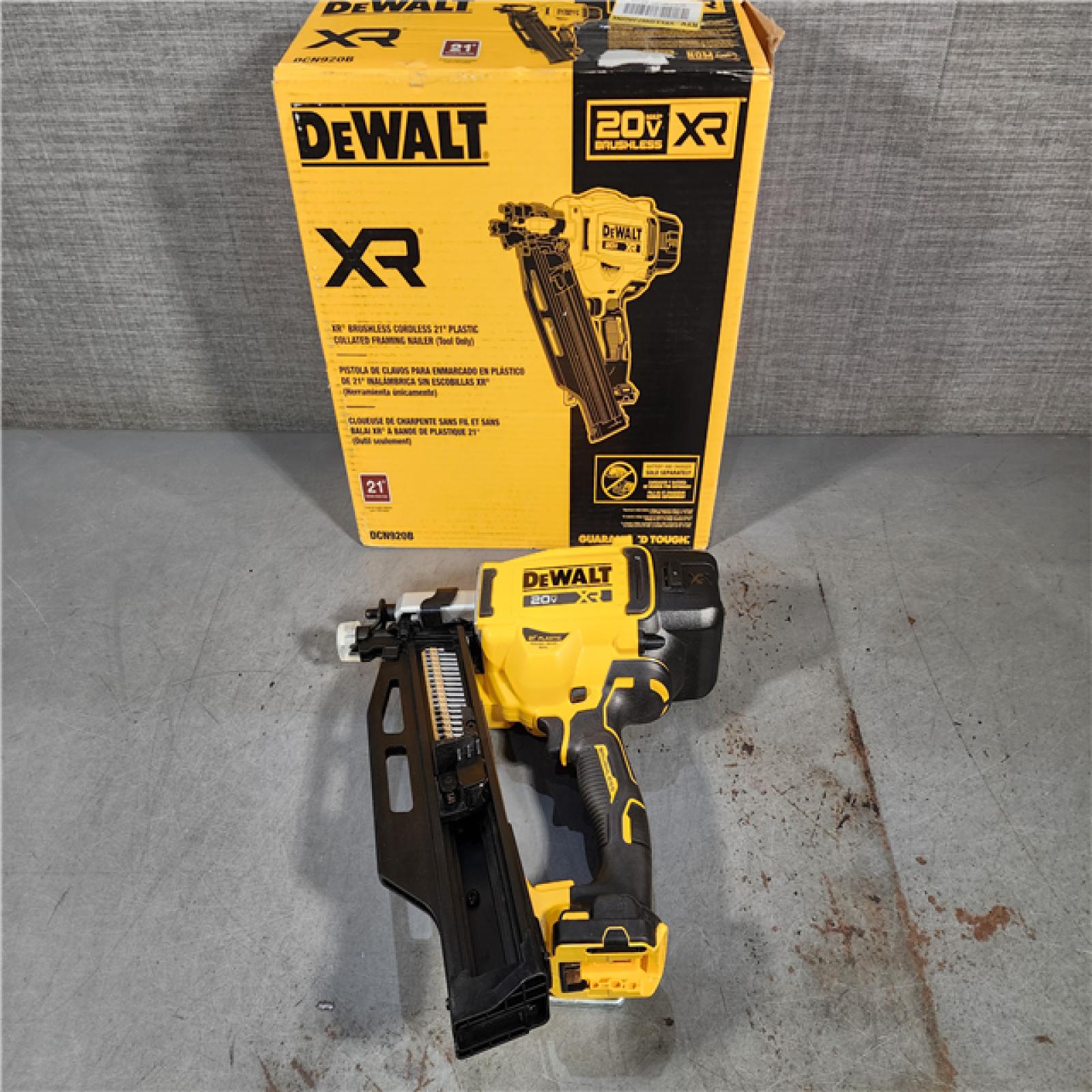 HOUSTON LOCATION - AS-IS DEWALT 20-Volt 21Â° Cordless Framing Nailer (Tool-Only)