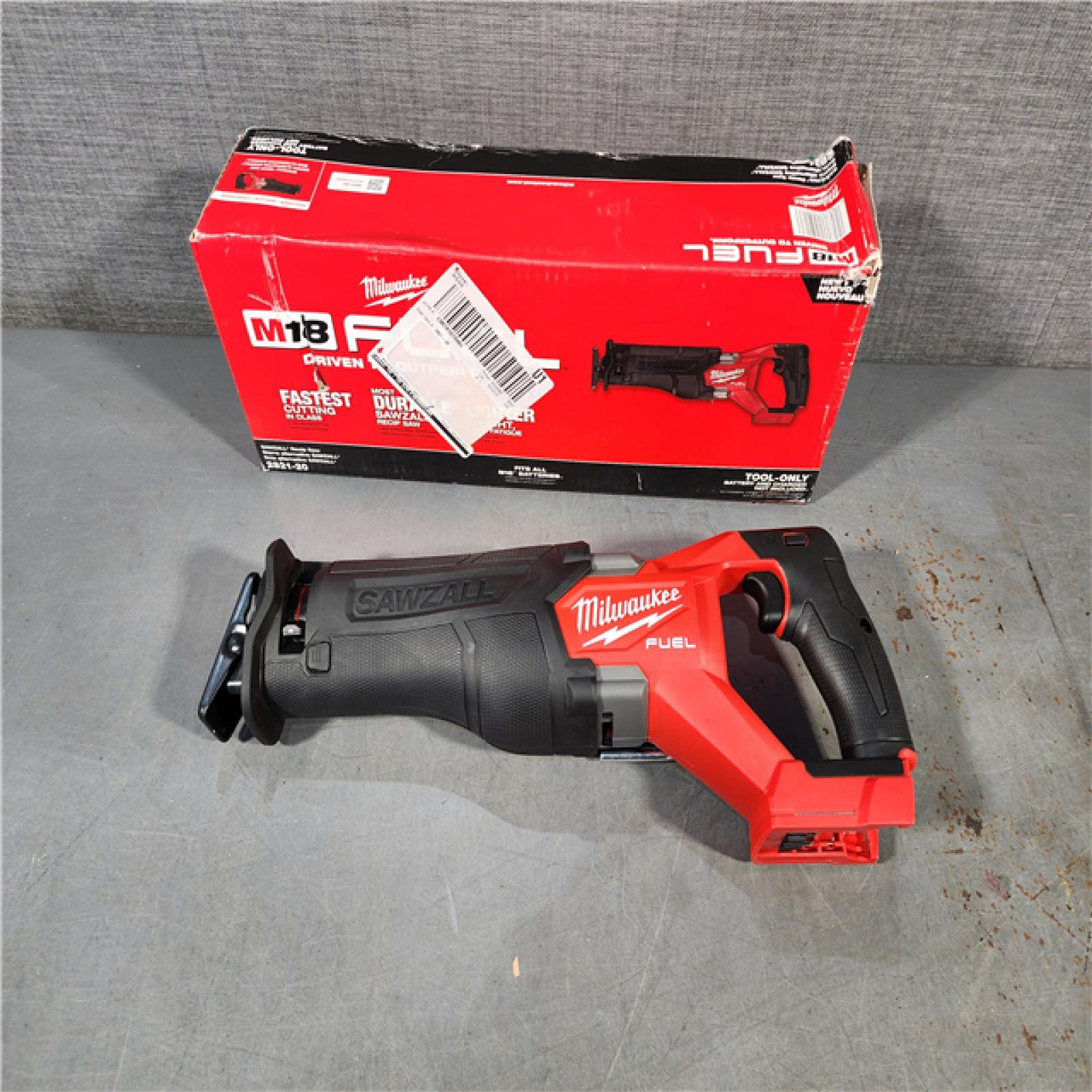 HOUSTON LOCATION - AS-IS Milwaukee M18 18V Fuel Sawzall 1-1/4  Reciprocating Saw Cordless Lithium-Ion Brushless 2821-20 (TOOL ONLY)