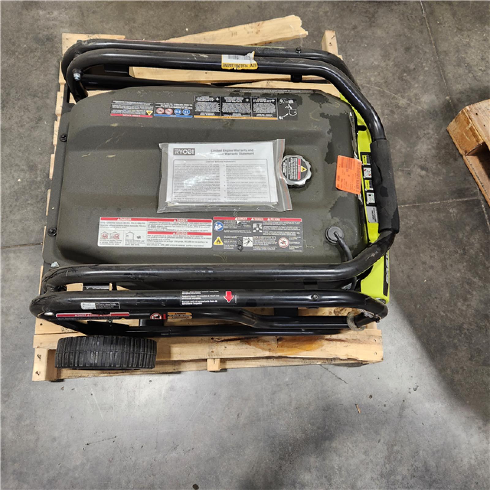 Dallas Location - As-Is RYOBI 6500-Watt Gasoline Powered Portable Generator