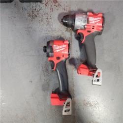 HOUSTON LOCATION - AS-IS Milwaukee 2697-22 M18 18-Volt 1/2-Inch 2-Tool Combo Kit Includes Charger, Battery (2) and Bag