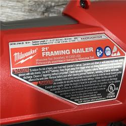 AS-IS Milwaukee 2744-20 M18 FUEL 21-Degree Cordless Framing Nailer (Tool Only)