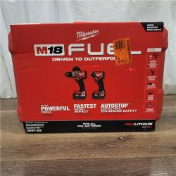 AS-IS M18 FUEL 18V Lithium-Ion Brushless Cordless Hammer Drill and Impact Driver Combo Kit (2-Tool) with 2 Batteries