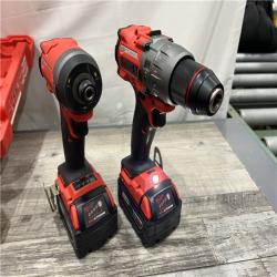 AS-IS Milwaukee M18 FUEL 18V Lithium-Ion Brushless Cordless Hammer Drill and Impact Driver Combo Kit (2-Tool) with 2 Batteries