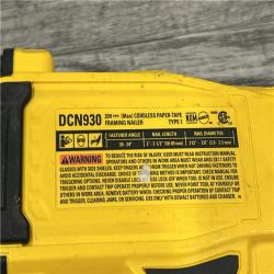 AS-IS DEWALT 20-Volt 30Â° Cordless Framing Nailer (Tool-Only)