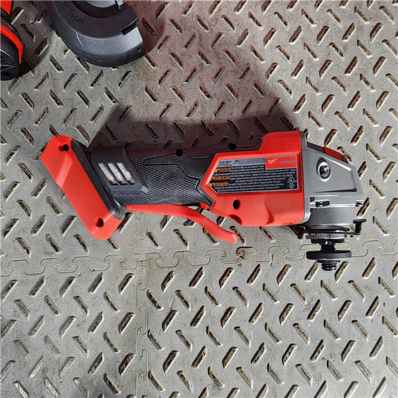 HOUSTON LOCATION - AS-IS Milwaukee 2880-20 M18 FUEL 18-Volt Lithium-Ion Brushless Cordless 4-1/2 in./5 in. Grinder W/Paddle Switch (Tool-Only)