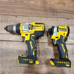 AS-IS 20V MAX XR Hammer Drill and ATOMIC Impact Driver 2 Tool Cordless Combo Kit with (2) 4.0Ah Batteries, Charger, and Bag