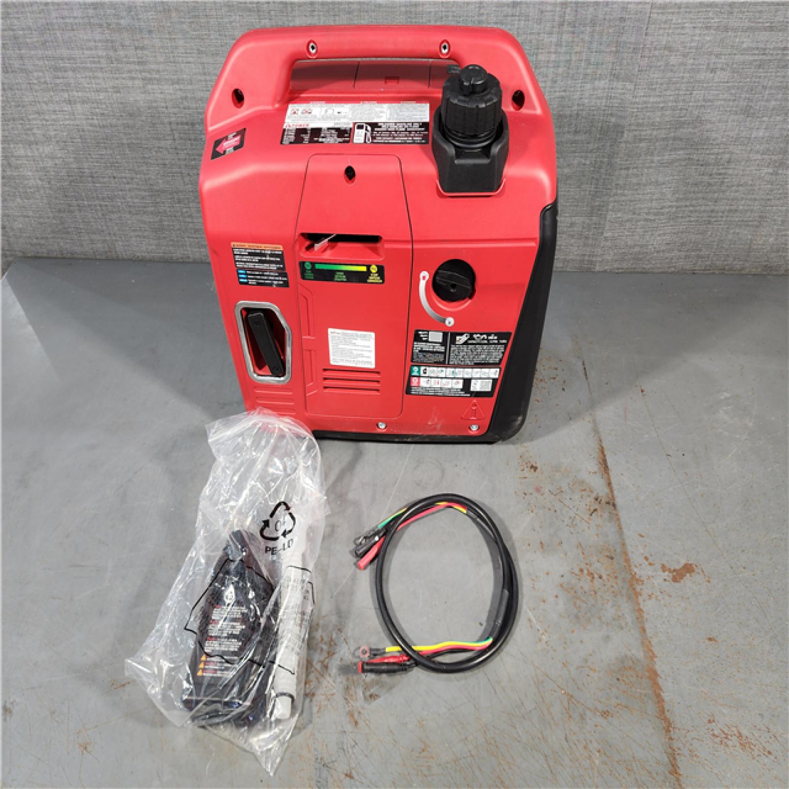 HOUSTON LOCATION - AS-IS 1500-Watt Recoil Start Gasoline Powered Ultra-Light Inverter Generator with 60cc OHV Engine and CO Sensor Shutdown