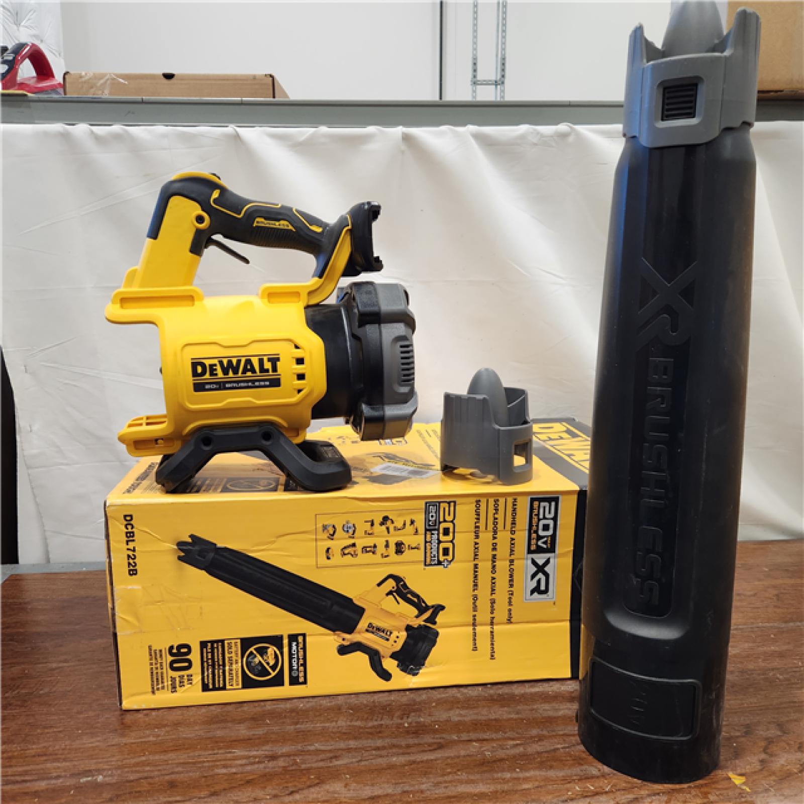 AS-IS DEWALT 20V MAX 125 MPH 450 CFM Brushless Cordless Battery Powered Blower (Tool Only)