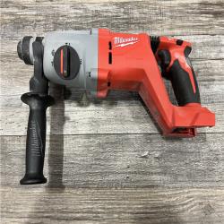 AS-IS MILWAUKEE M18 18V Lithium-Ion Brushless Cordless 1 in. SDS-Plus D-Handle Rotary Hammer (Tool-Only)